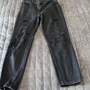 Black Aeropostale mom jean